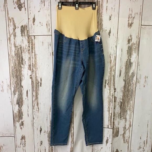 a:glow Denim - A:glow Maternity Jeggings Medium wash